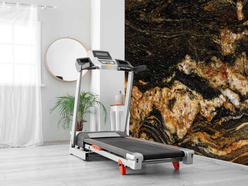 Marble with crystal structure