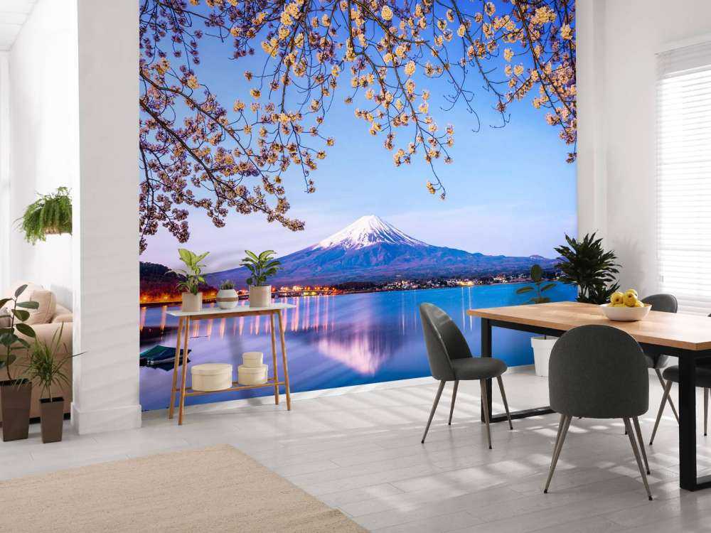 Mount Fuji by the water