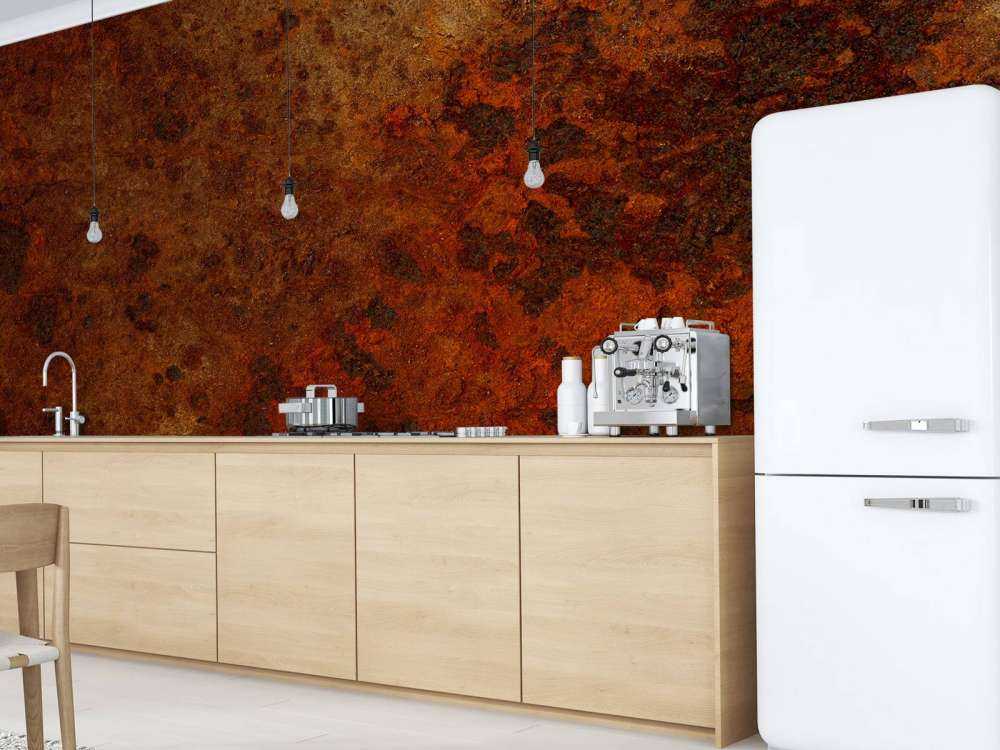 Rust coloured structure