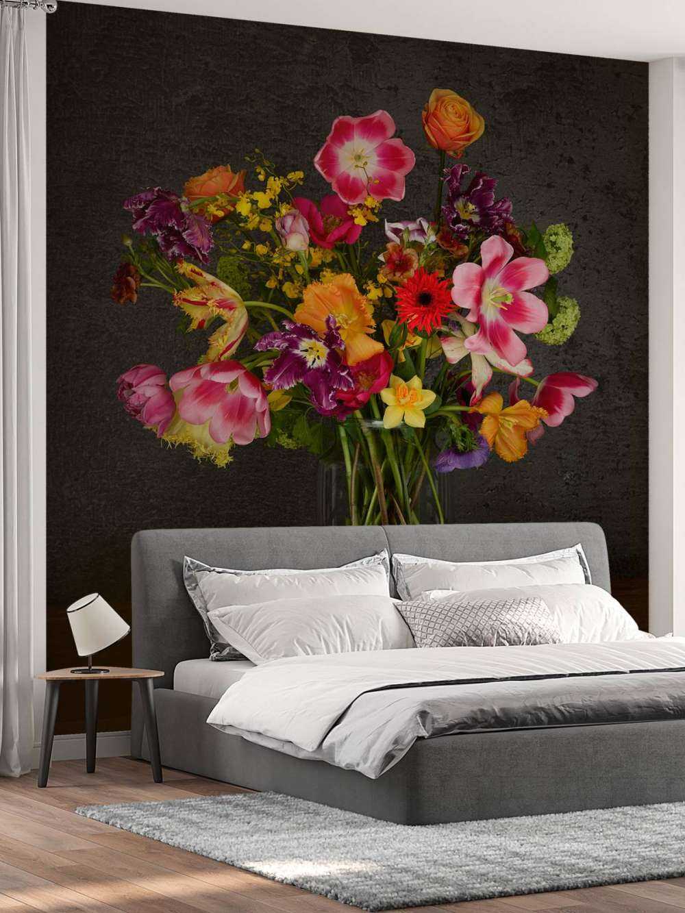 Colourful bouquet of flowers