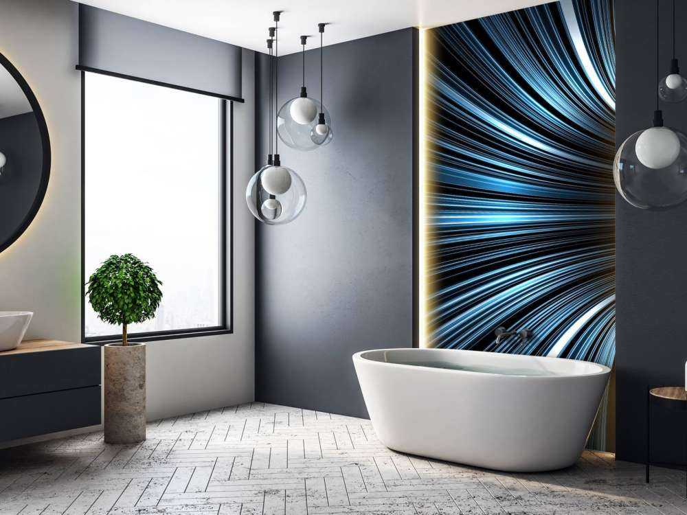 Futuristic 3D tunnel