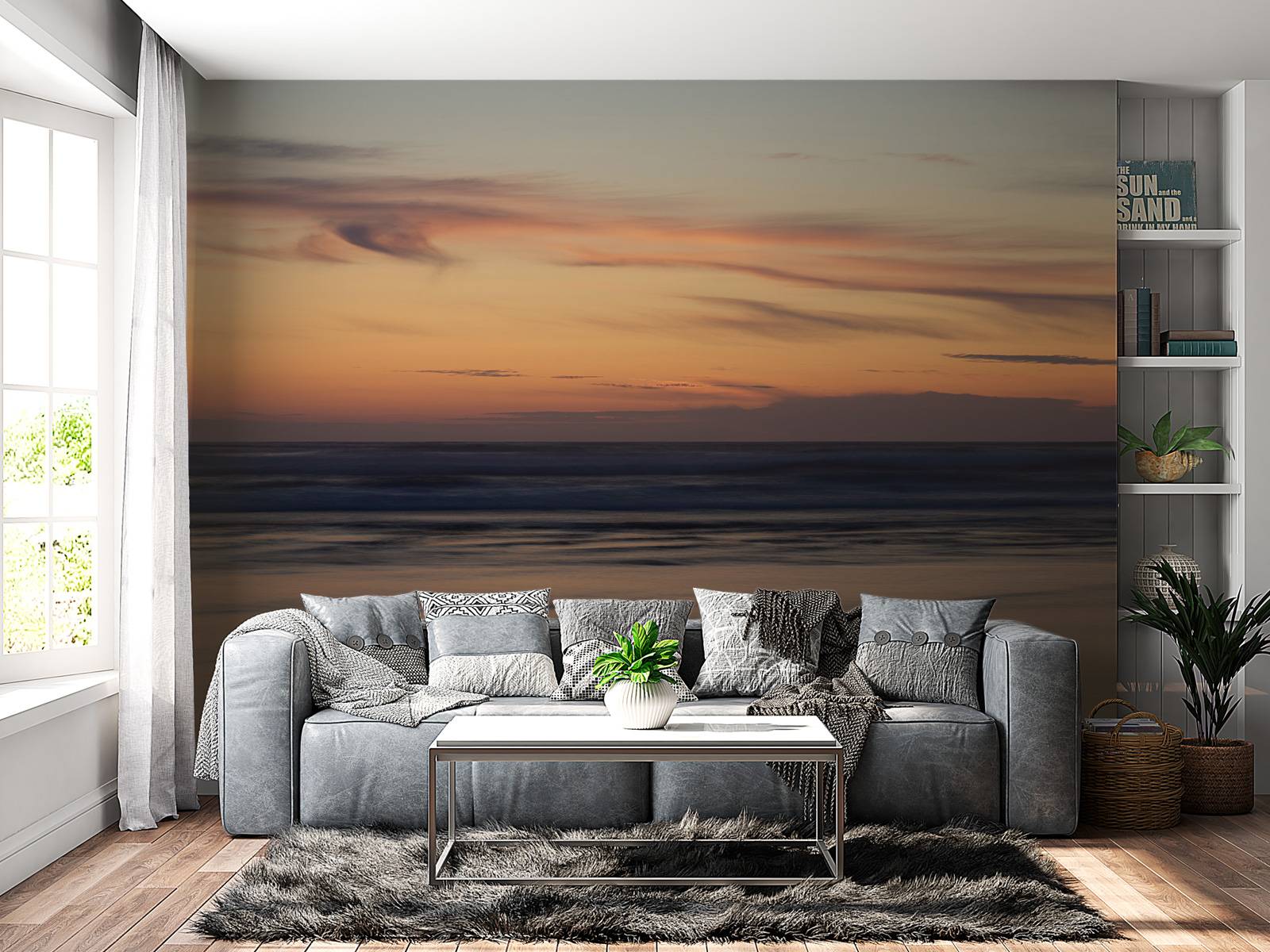 Sunset on the coast