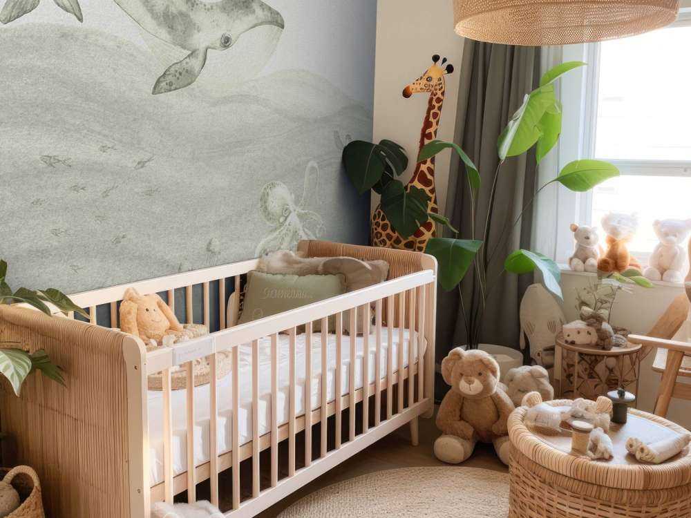 Underwater world in green