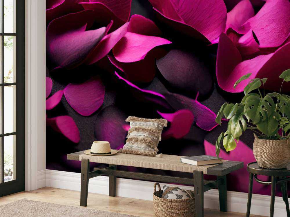 Dark pink hydrangeas