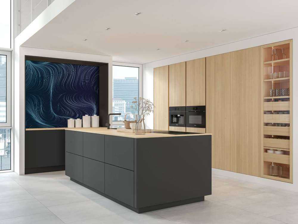 Blue illuminated lines