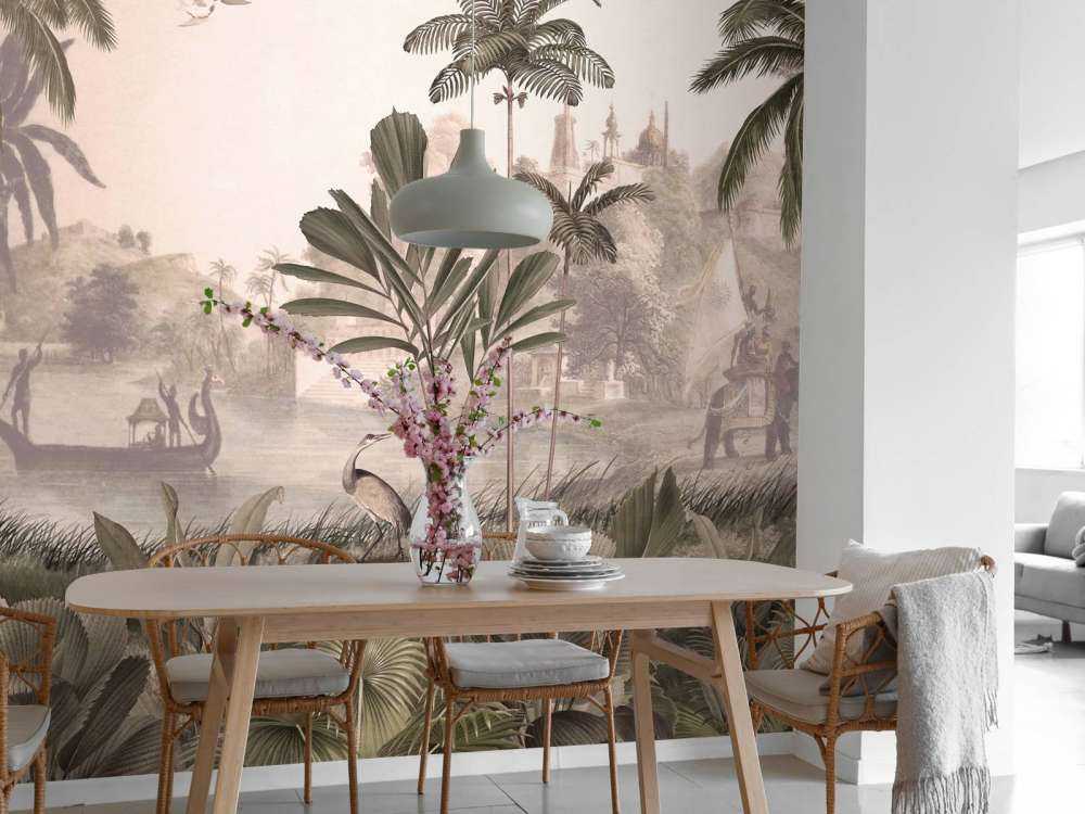 Leopard Landscape - Sepia