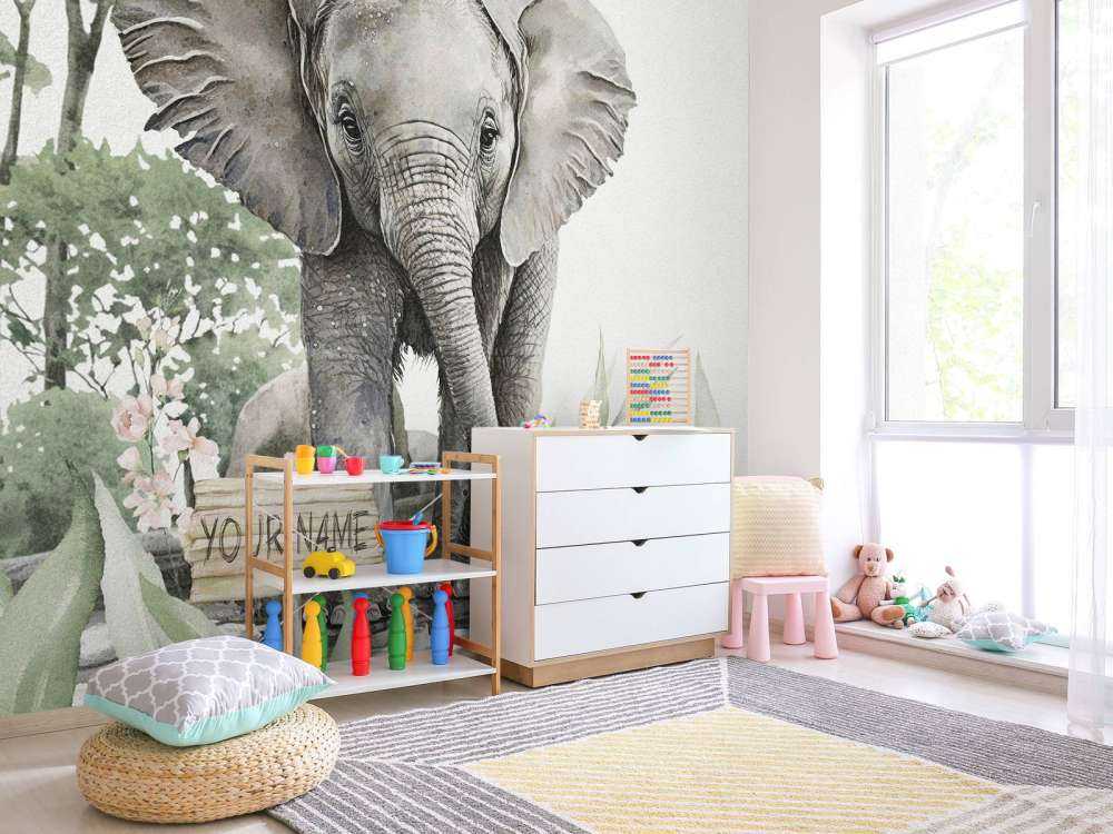 Elephant in the jungle