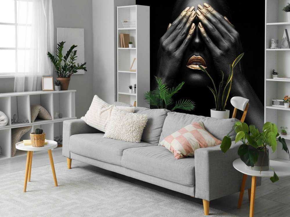 Woman with hands in front of her eyes