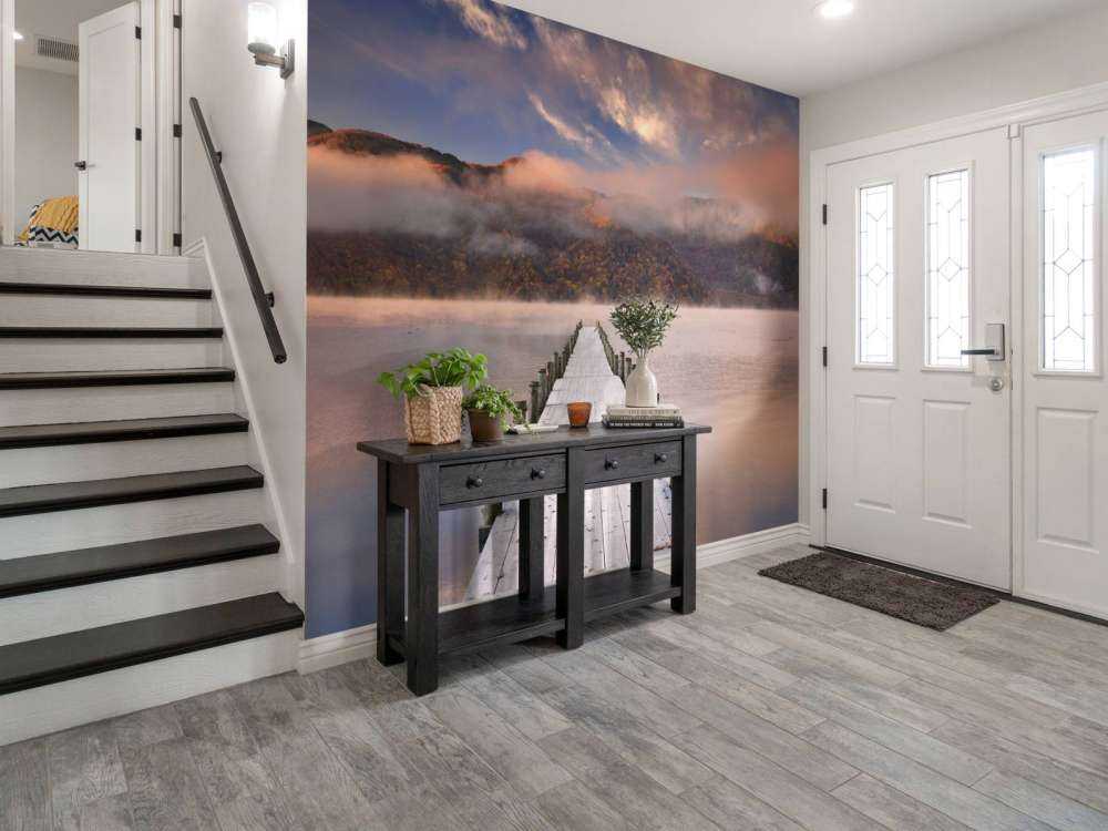 Scaffolding at sunrise