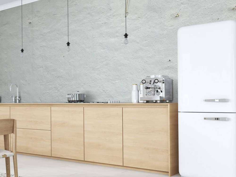 Wall with white stucco