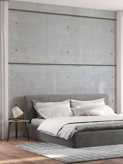 Horizontal concrete wall