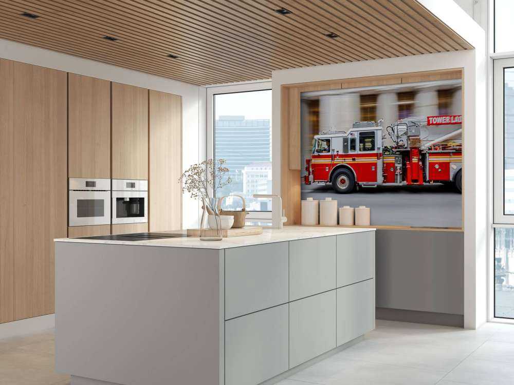 American fire engine