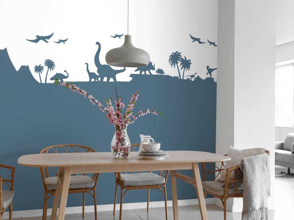 Dino silhouettes