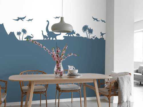 Dino silhouettes