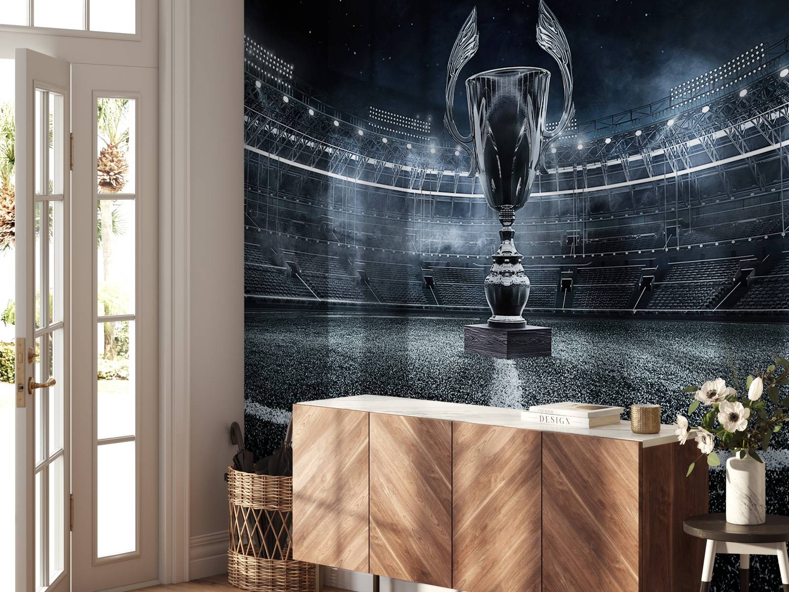 Cup in stadium