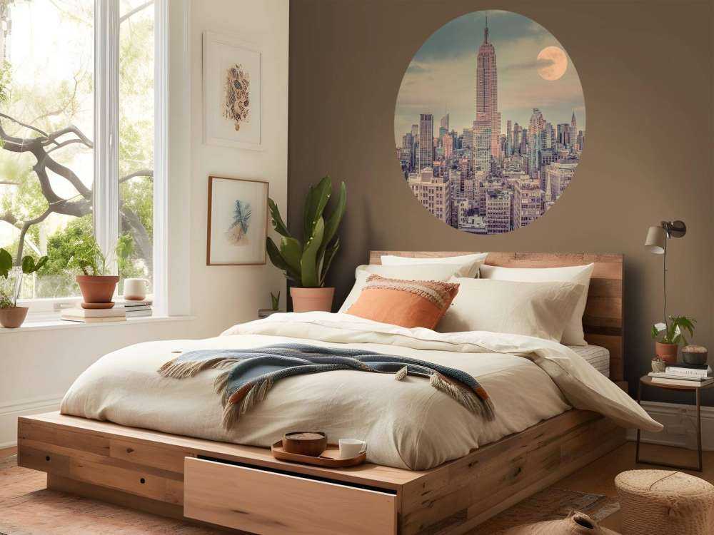 Empire State Building with Manhattan