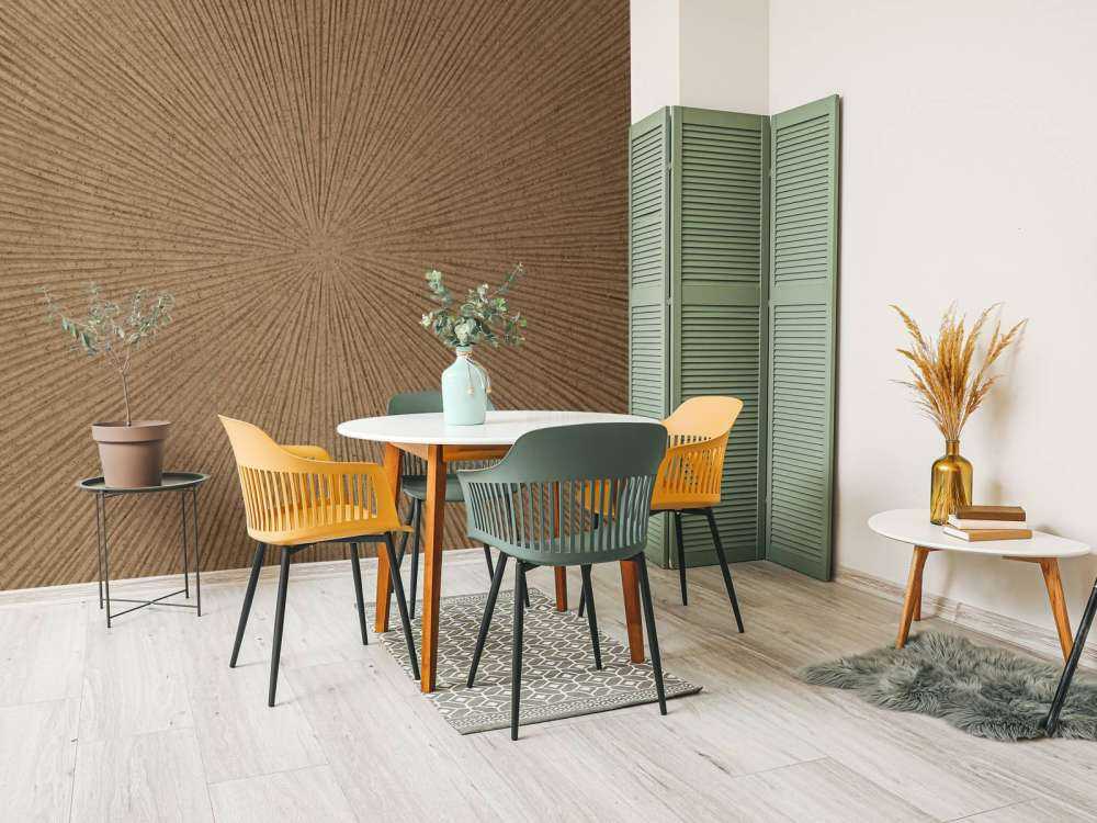 Textured lines in gold brown