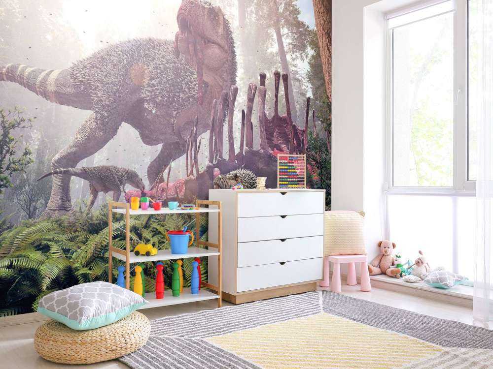 Tyrannosaurus Rex and its cubs