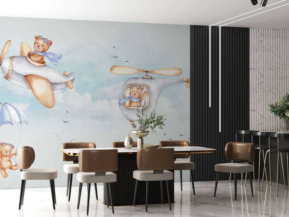 Bears in the sky blue