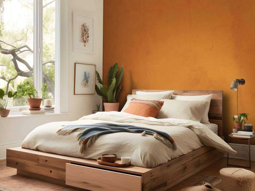 Golden brown concrete