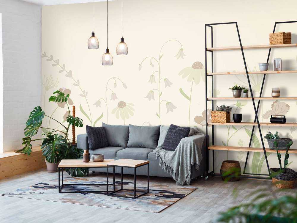 Flower field high sand with old pink