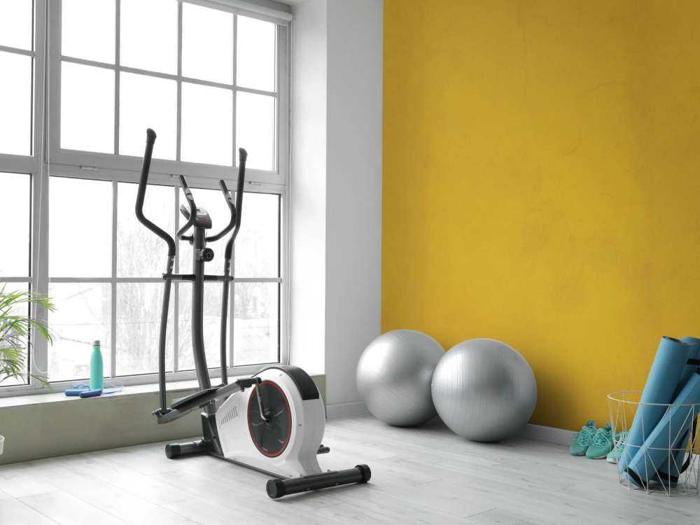 Yellow brown concrete