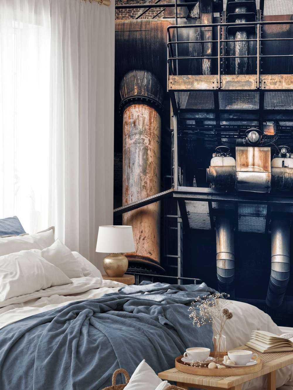 Pipes at old factory