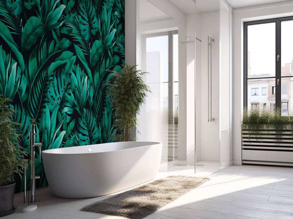 Various green leaves