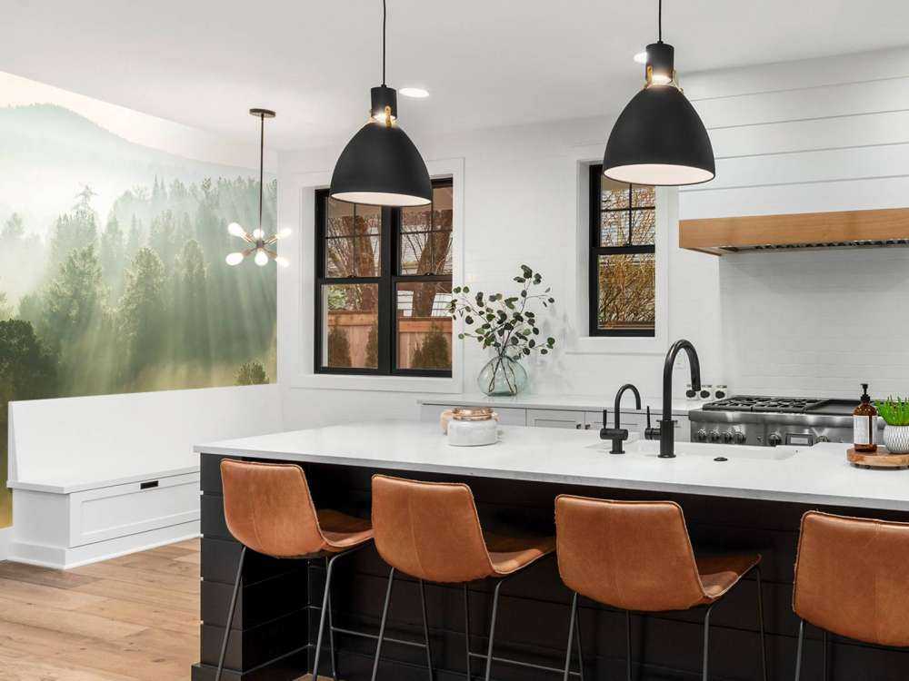 Sunrise between the hills