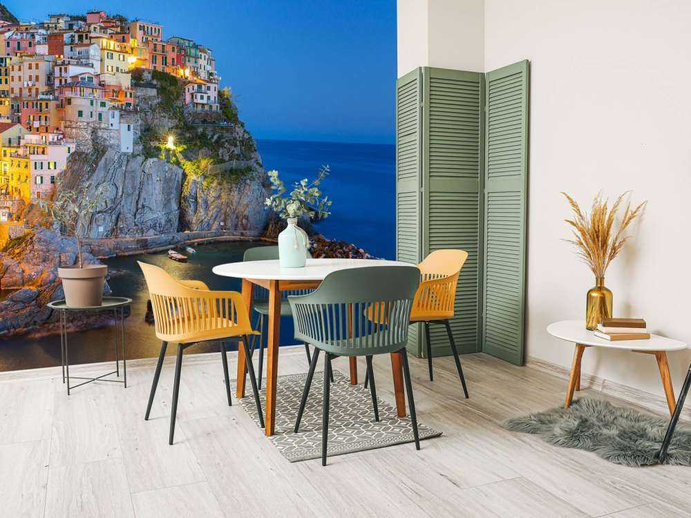 Italian city by night