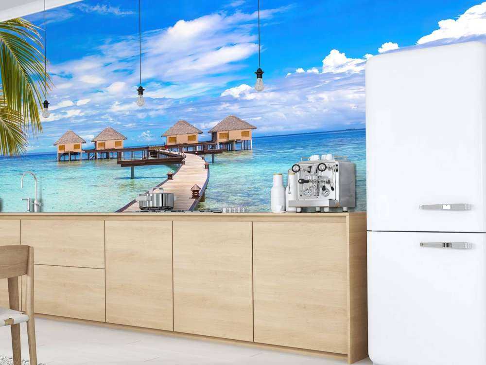 Water villas in the Maldives