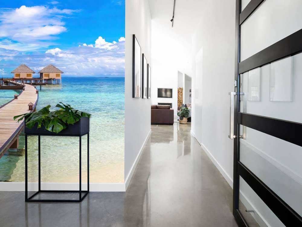 Water villas in the Maldives