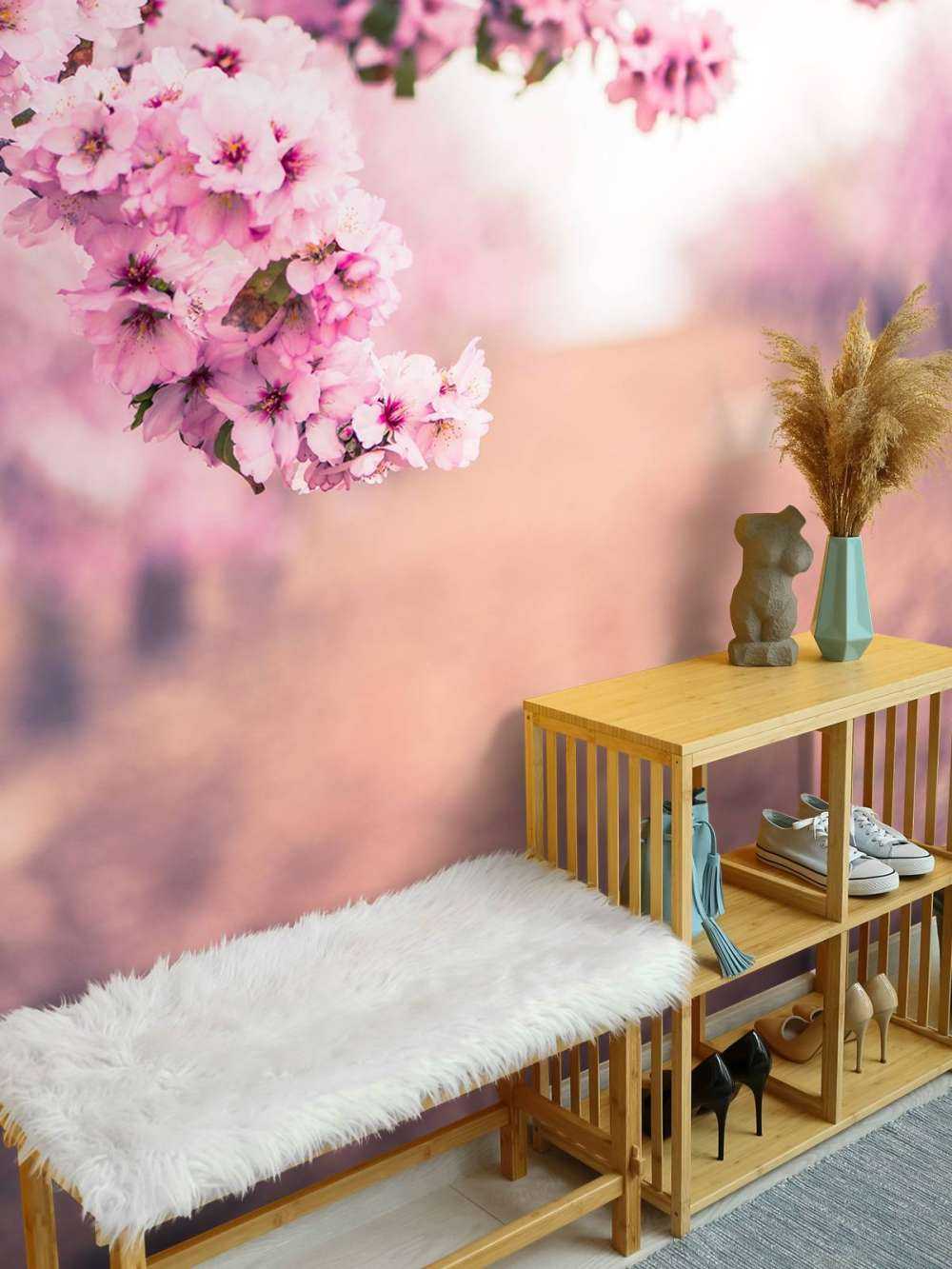 Purple Japanese blossoms