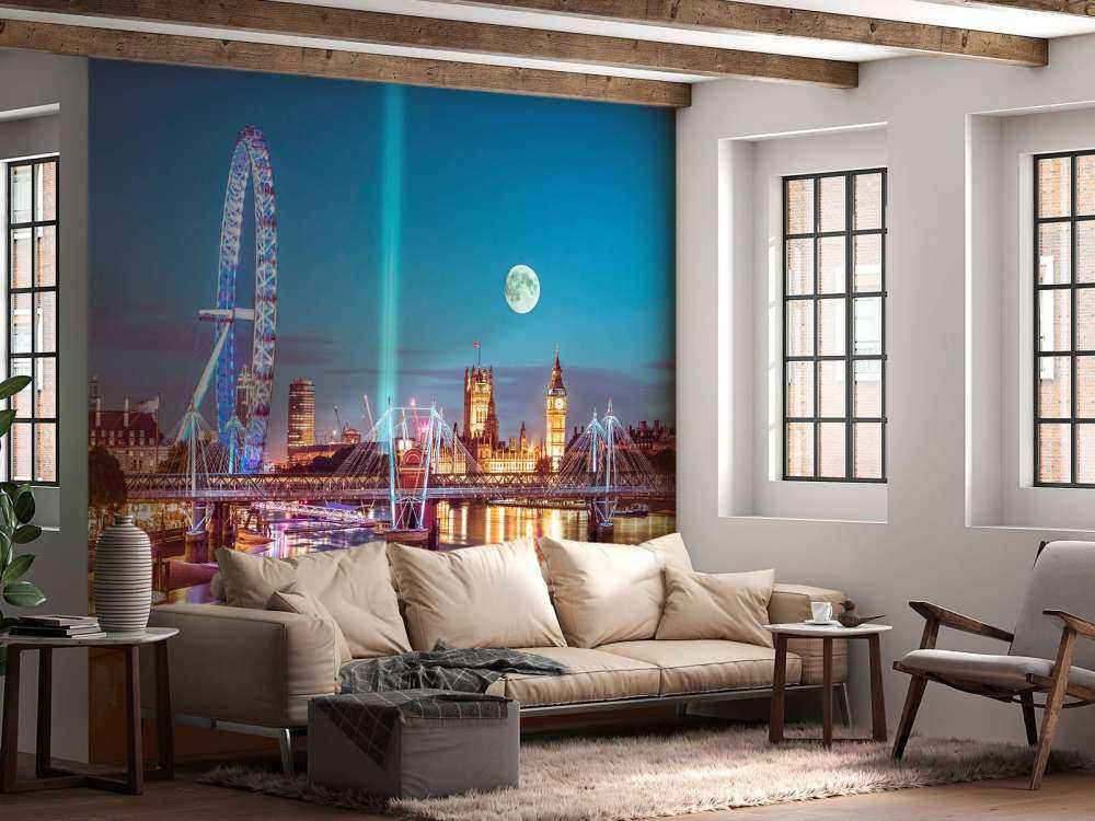 Westminster at Full Moon