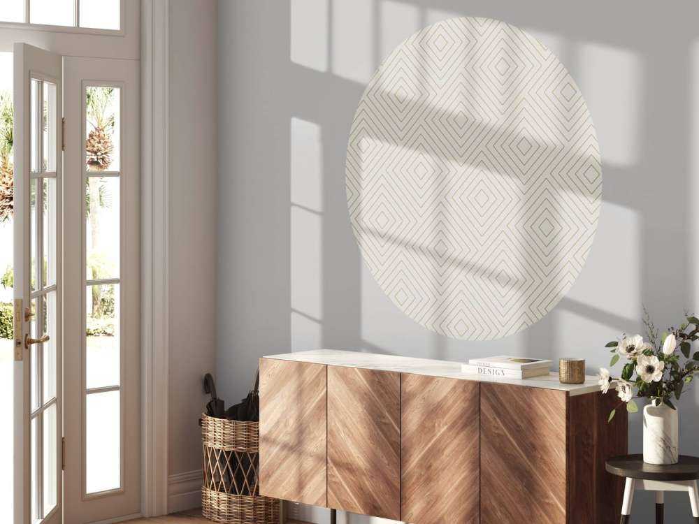 Chevron pattern, white
