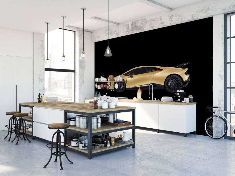 Lamborghini Huracán - Side, black