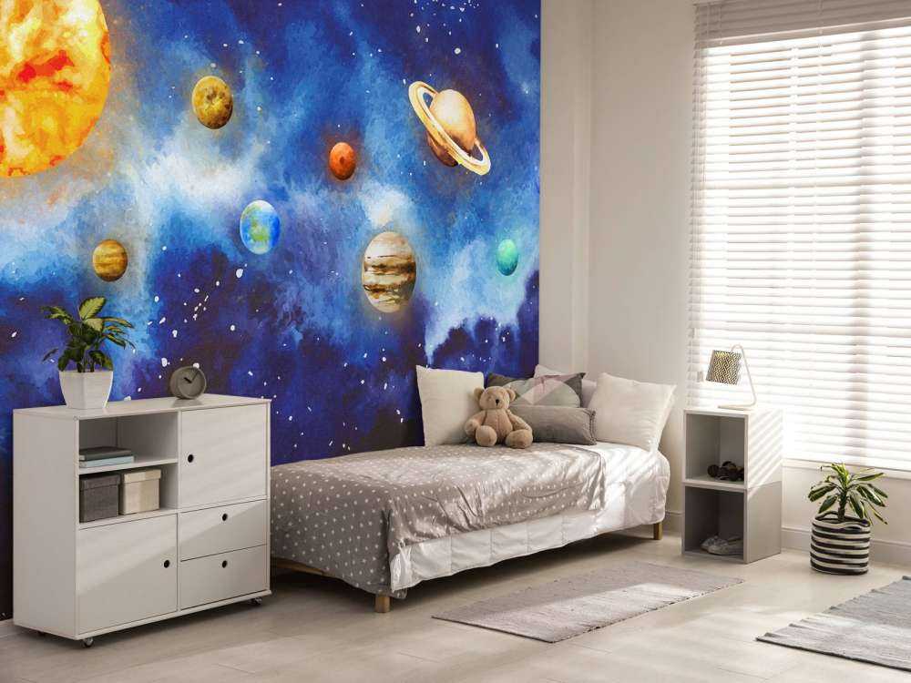 Planets in space