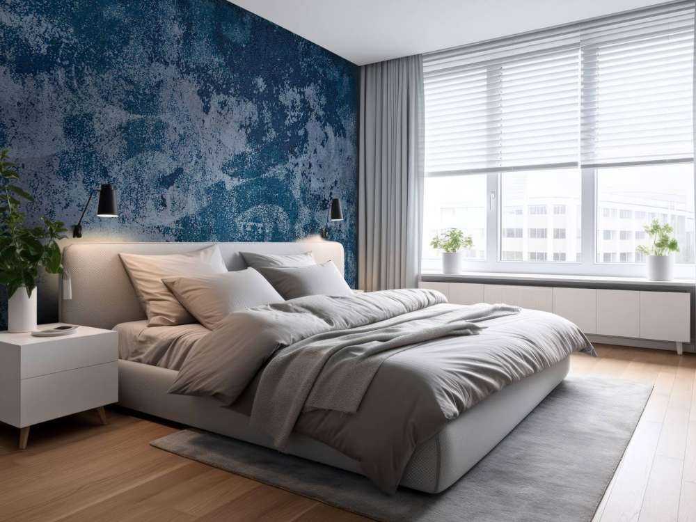 Weathered wall painting