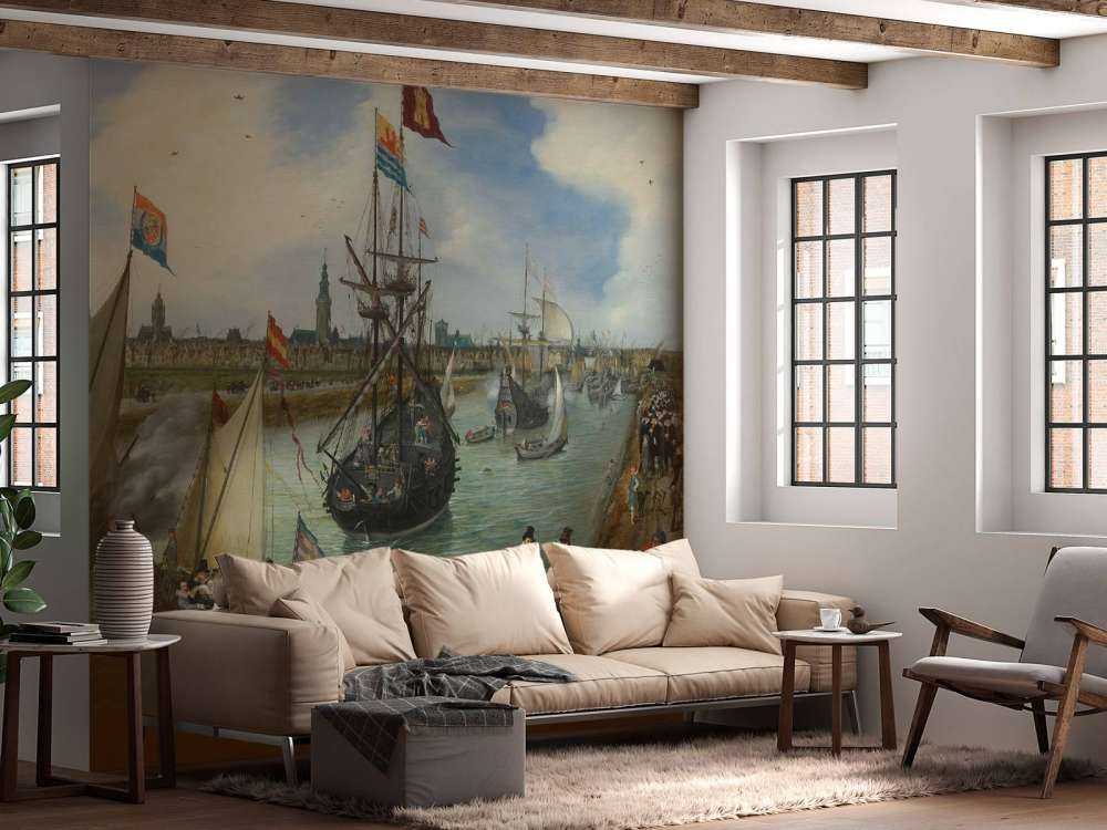 The departure of a dignitary from Middelburg