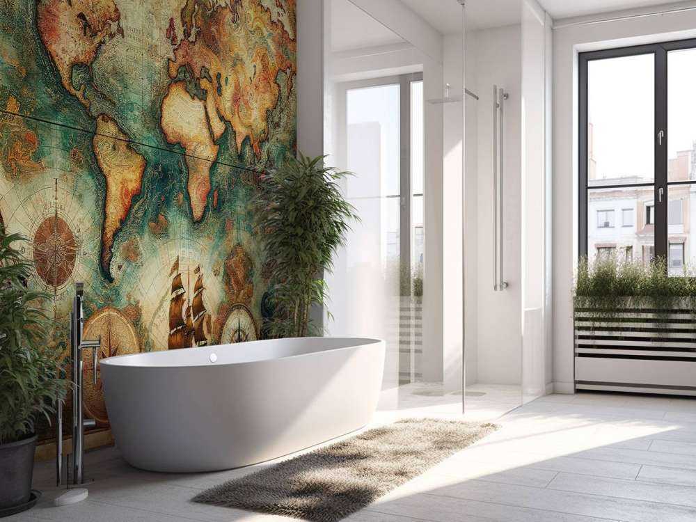 Vintage Historical World Map