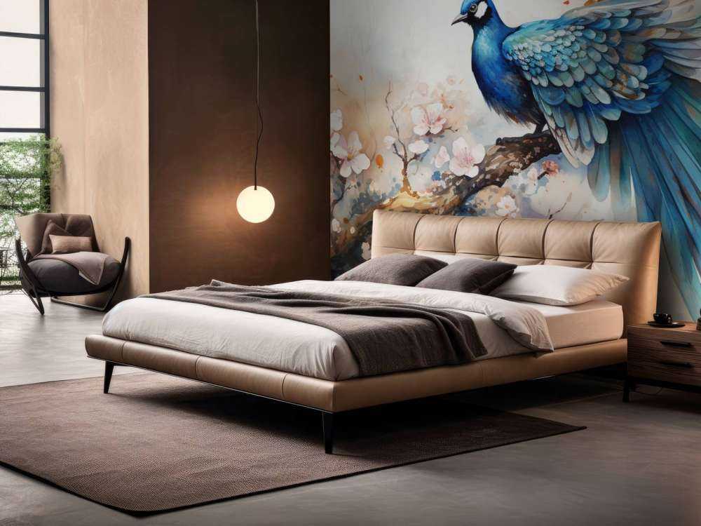 Peacock in Spring Mist