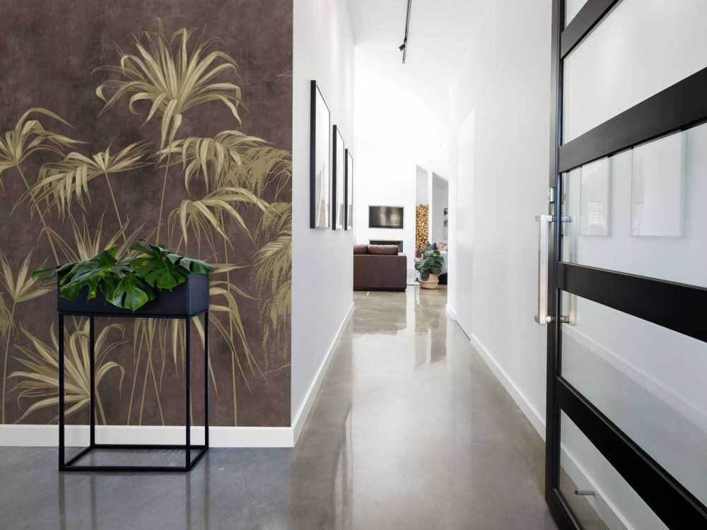 Shadow Play Palm Leaves