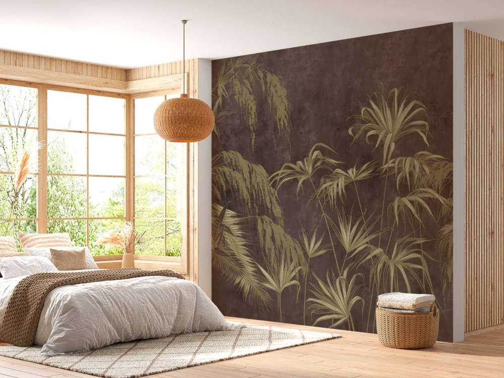 Shadow Play Palm Leaves