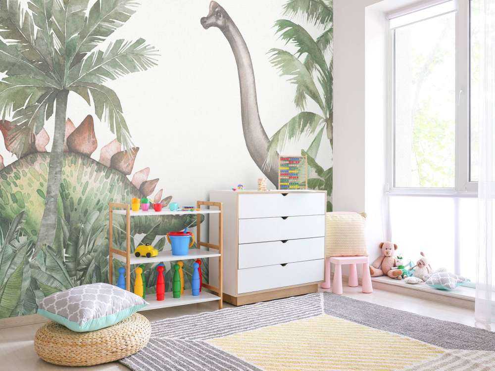 Dinosaurs in the jungle