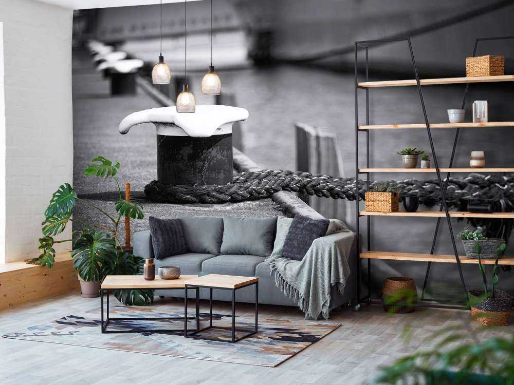 Moored passenger ship  