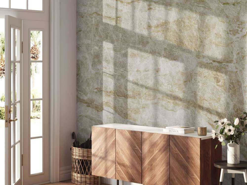 Beige coloured marble