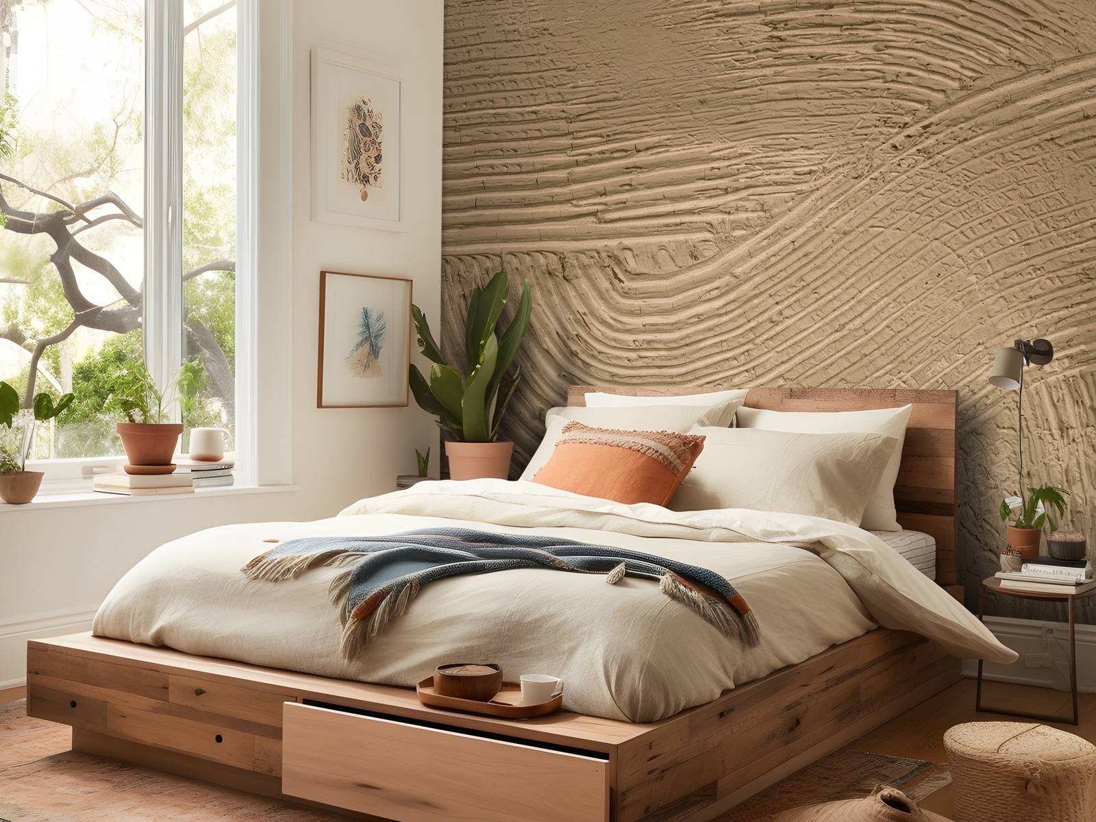 Textured lines in gold brown
