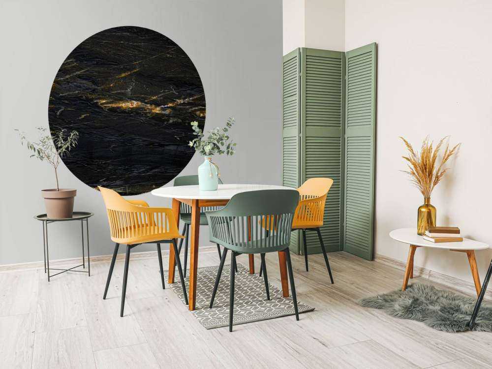 Dark blue marble