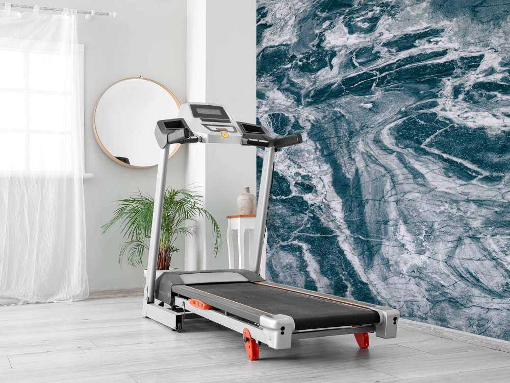 Blue abstract marble