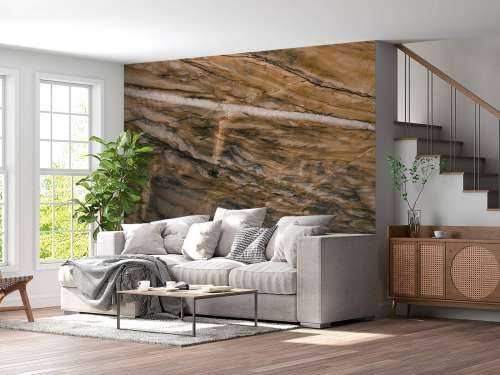 Marble with yellow tint
